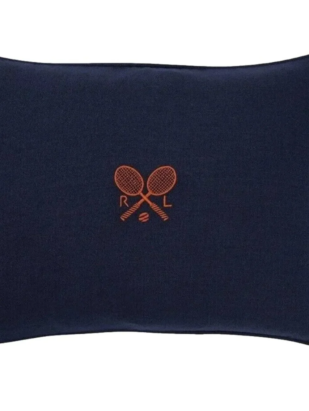 Ralph Lauren Polo Tennis Linen Embroidered Pillow